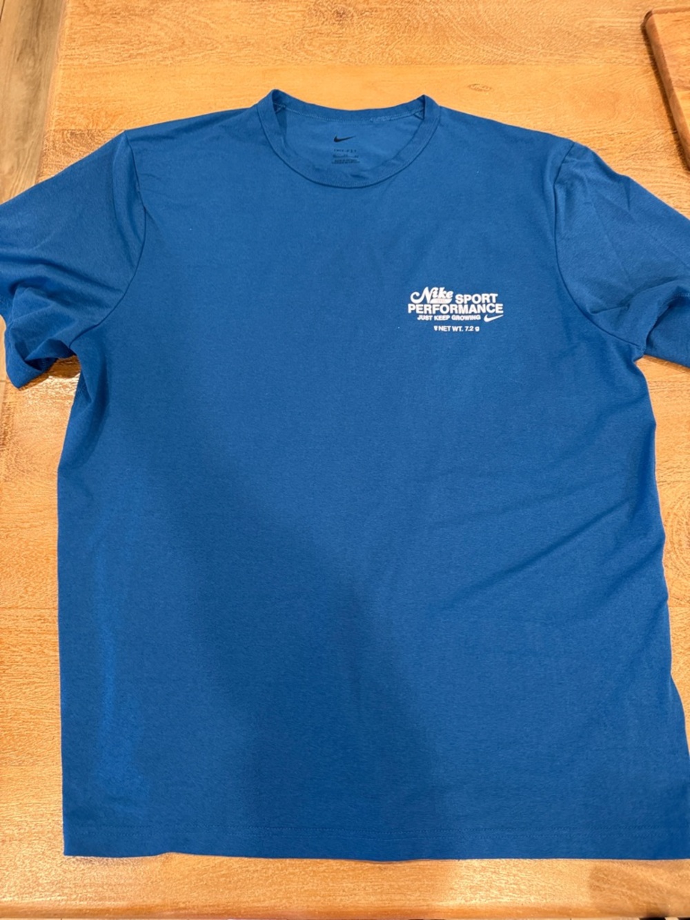 Nike Men's Short-Sleeve Crew T-Shirt - Royal Blue with White Logo